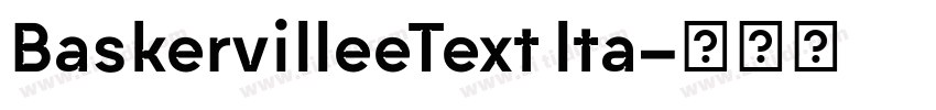 BaskervilleeText lta字体转换